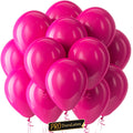 Bezente Pro Duralatex Hot Pink Balloons – 100 Pack Extra-Thick 12 Inch Long-Lasting Party Balloons