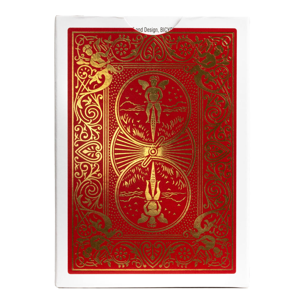 Bicycle 140th Anniversary Playing Cards - Special Edition Red & Gold Foil Deck