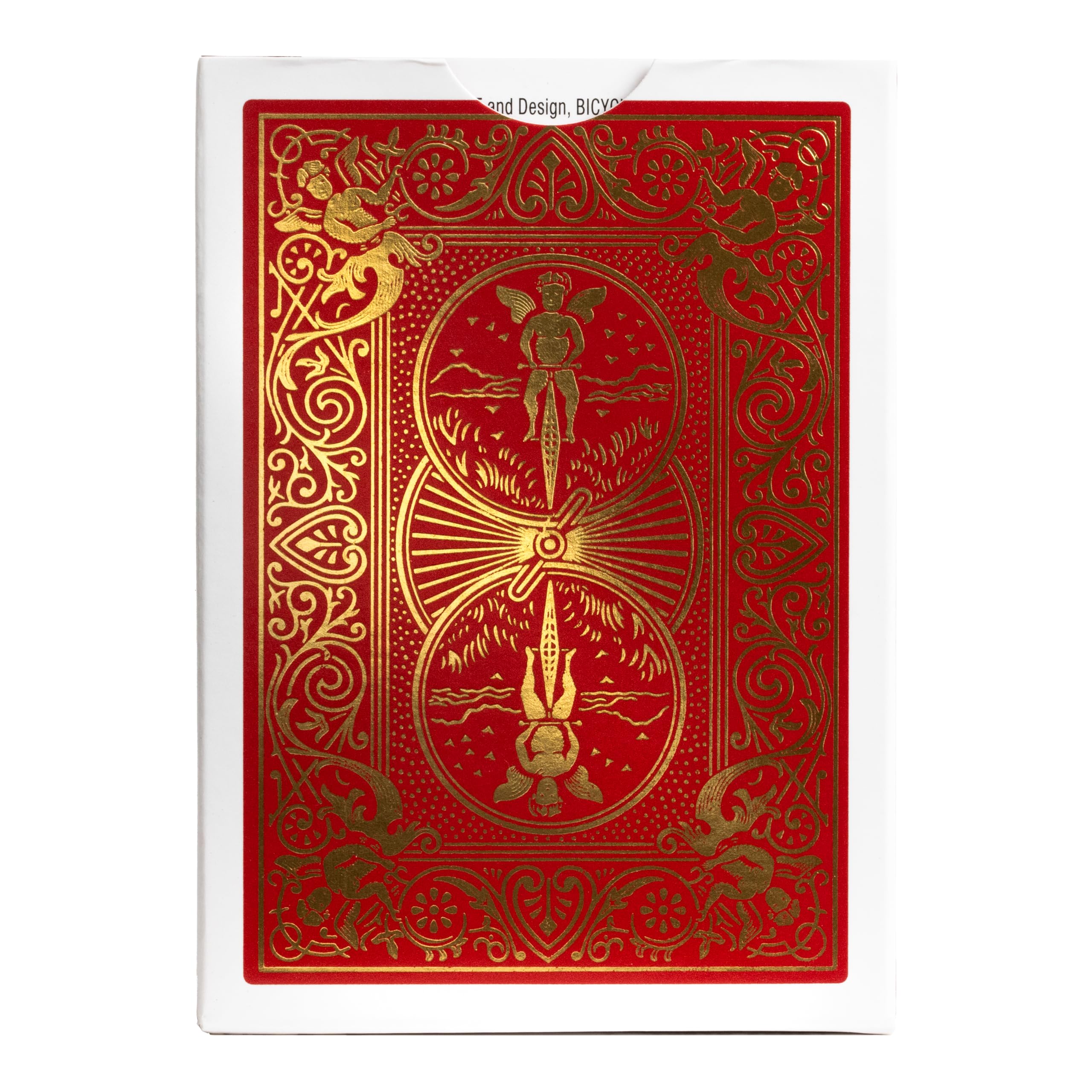 Bicycle 140th Anniversary Playing Cards - Special Edition Red & Gold Foil Deck