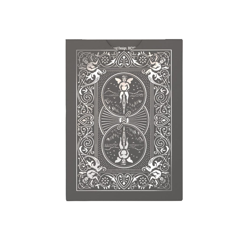 Bicycle Black and Silver Metalluxe Playing Cards – Premium Foil Deck, Classic Poker Size, Made in USA