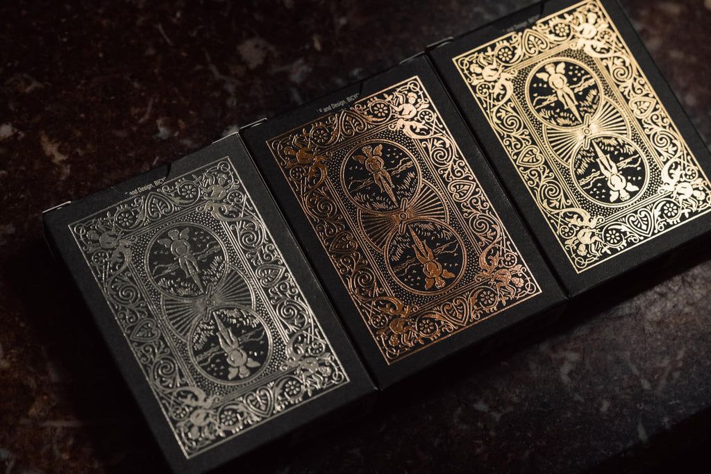 Bicycle Black & Rose Gold Metalluxe Playing Cards – Premium Foil Deck, Classic Poker Size, Collectible