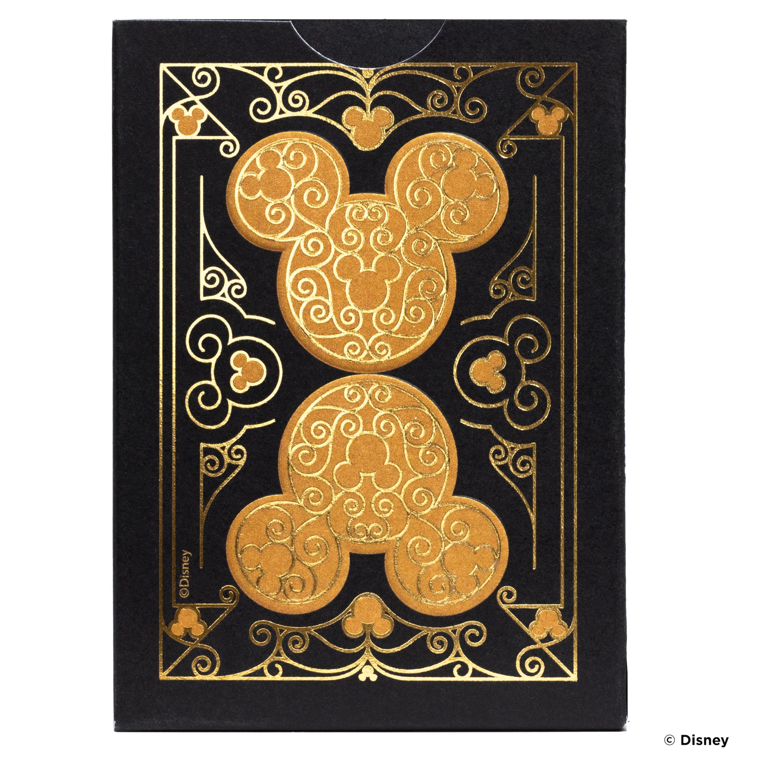 Bicycle Disney Mickey Mouse Black and Gold Playing Cards with Metalluxe Foil