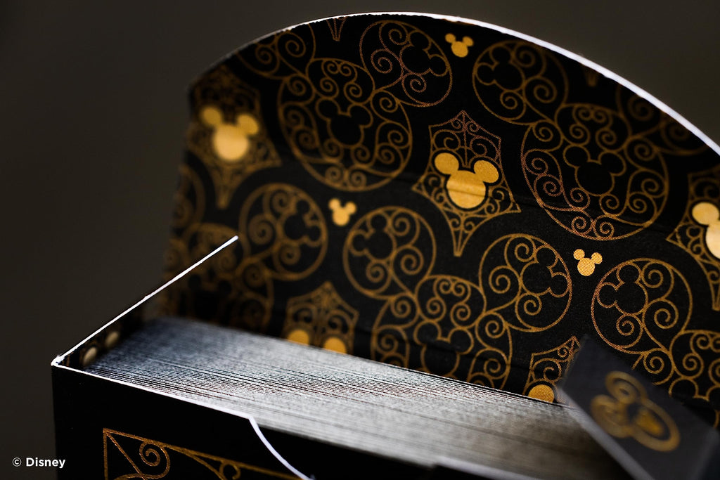 Bicycle Disney Mickey Mouse Black and Gold Playing Cards with Metalluxe Foil