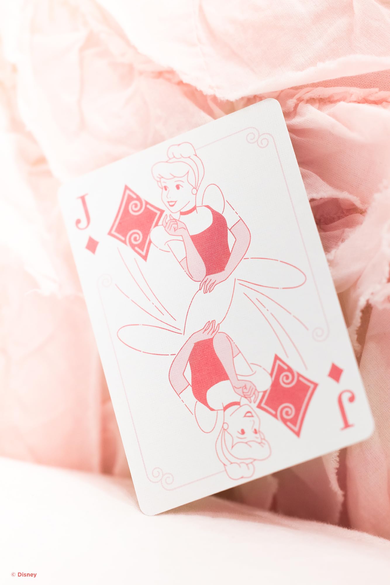 Bicycle Disney Princess Playing Cards – Pink or Blue Deck with 12 Princess Court Cards