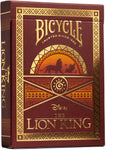 Bicycle Lion King Playing Cards – 1 Deck with Custom Court Cards and Gold Foil Accents