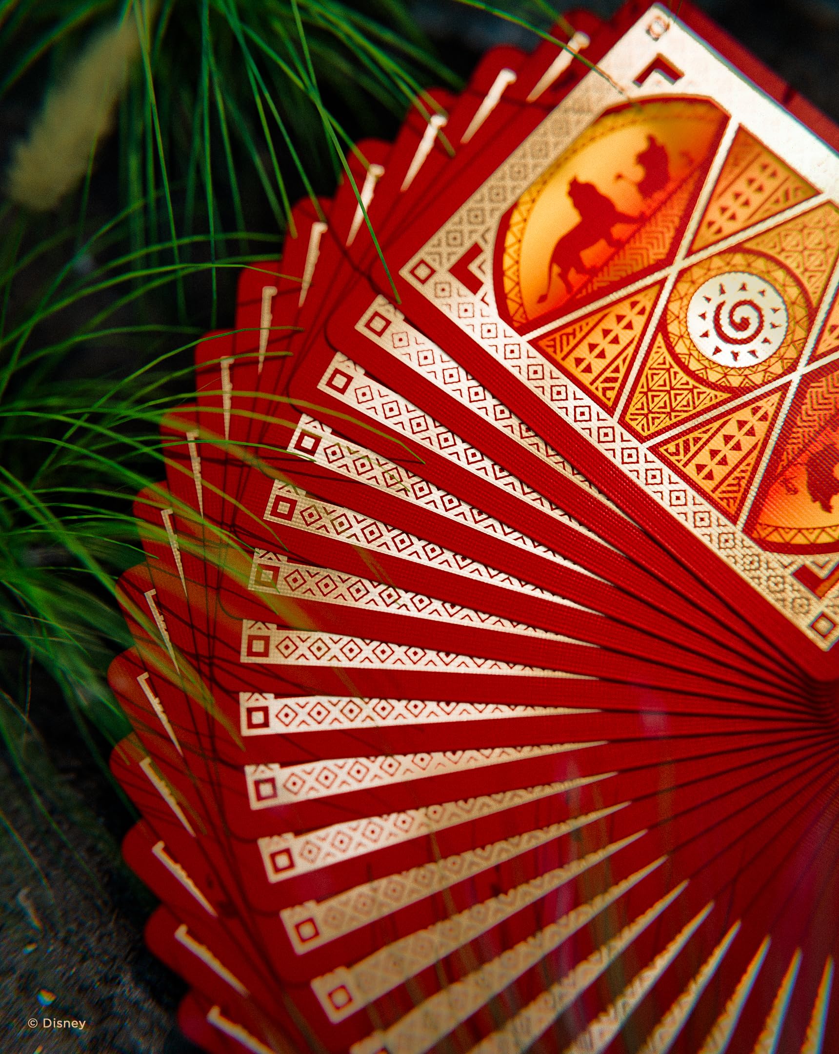 Bicycle Lion King Playing Cards – 1 Deck with Custom Court Cards and Gold Foil Accents