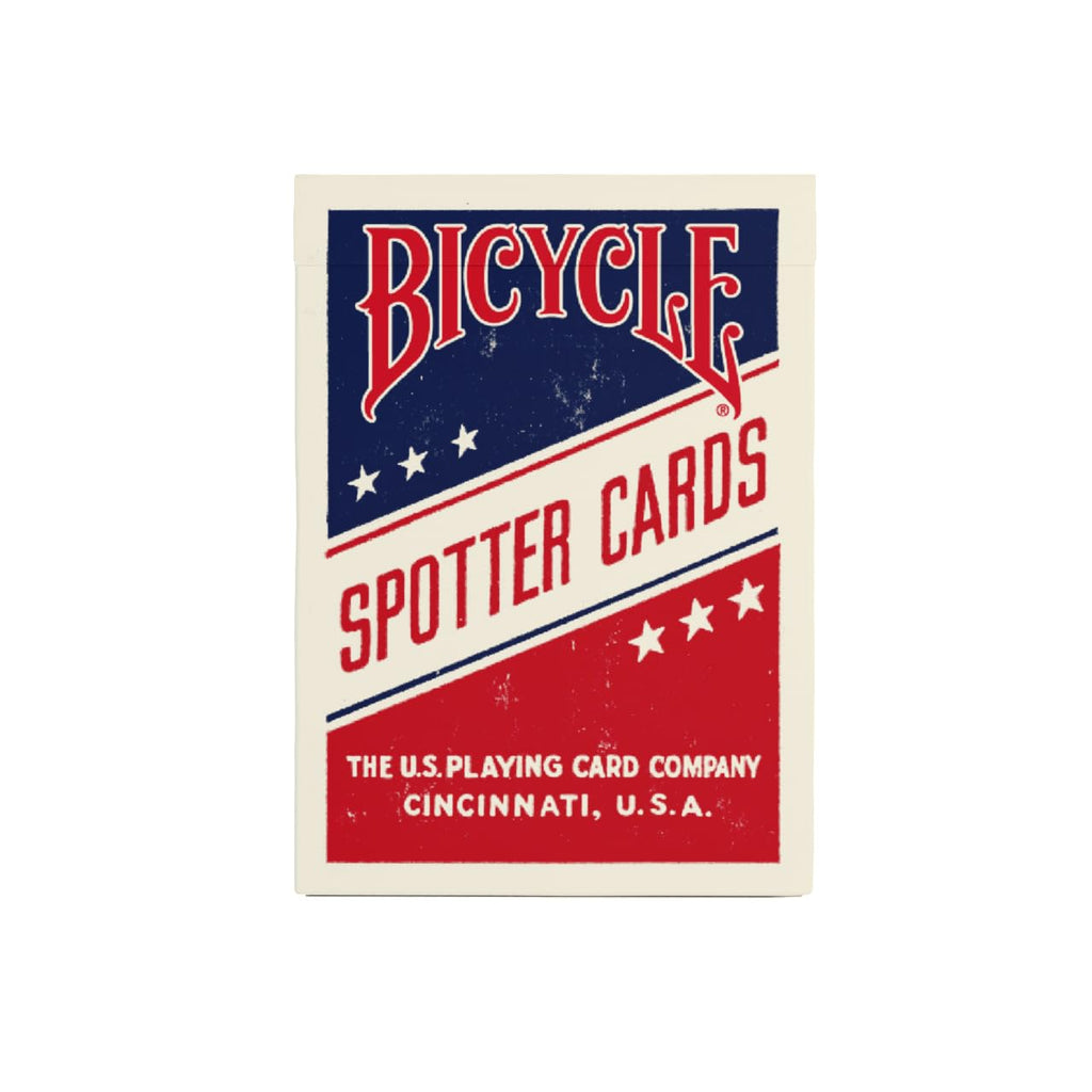 Bicycle Spotter WWII Aircraft Playing Cards – Blue Reproduction Deck with Rider Back, 52 Cards