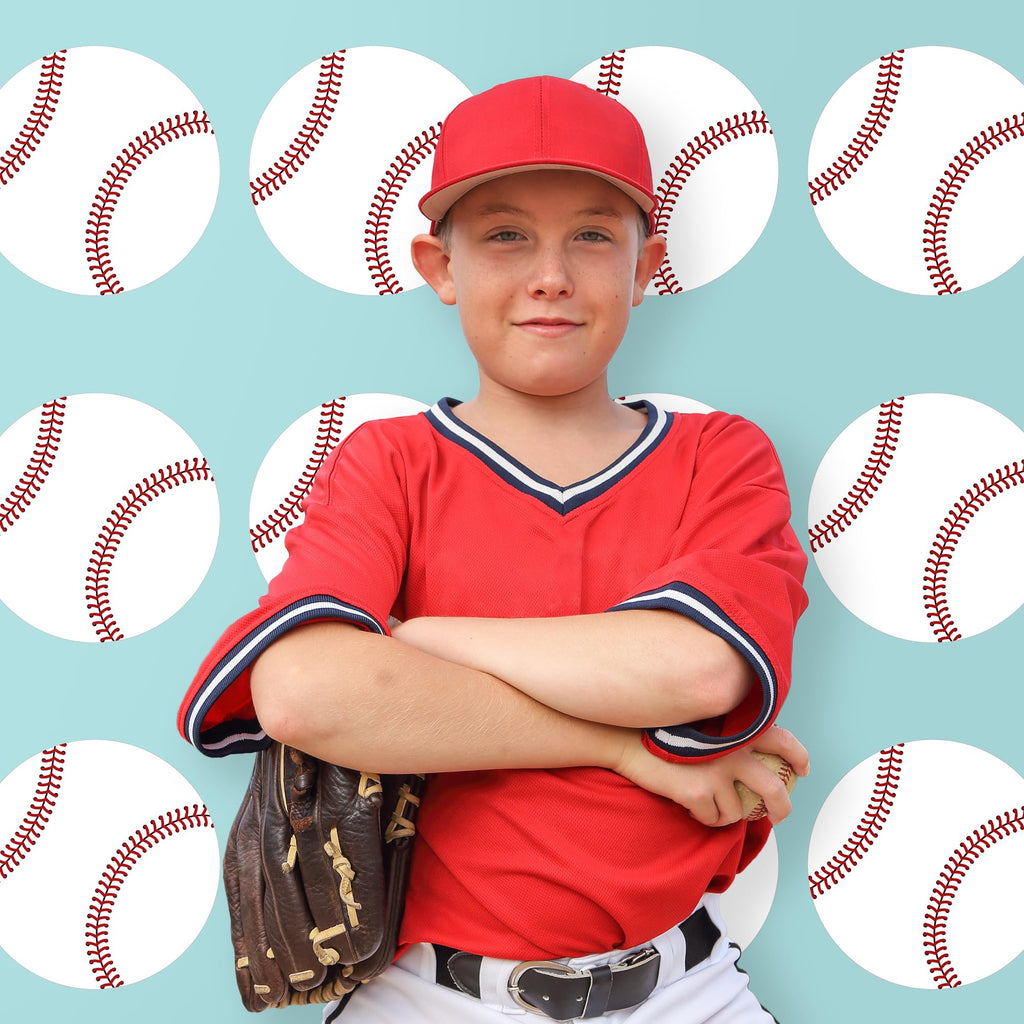 Big Dot of Happiness Batter Up Baseball Party Decorations - 20 Double-Sided Cut-Outs, 7.75 Inch