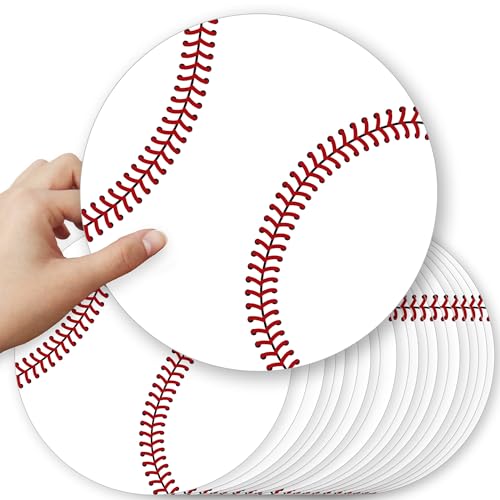 Big Dot of Happiness Batter Up Baseball Party Decorations - 20 Double-Sided Cut-Outs, 7.75 Inch