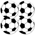 Big Dot of Happiness GOAAAL! Soccer Party Cutouts - 20-Pack Baby Shower or Birthday Decorations
