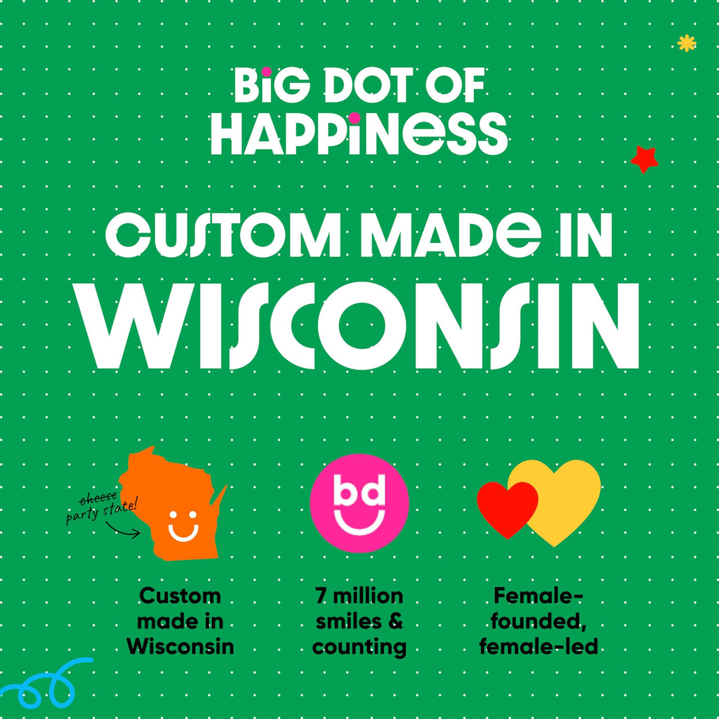 Big Dot of Happiness Nothin' but Net Basketball Paper Cutouts – 20-Piece Set for Sports-Themed Parties