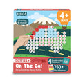 BINCA Dotties Dot Art Activity Kit: Over 750 Stickers, 4 Vehicle Scenes, Mess-Free Travel Craft for Kids Ages 4-8