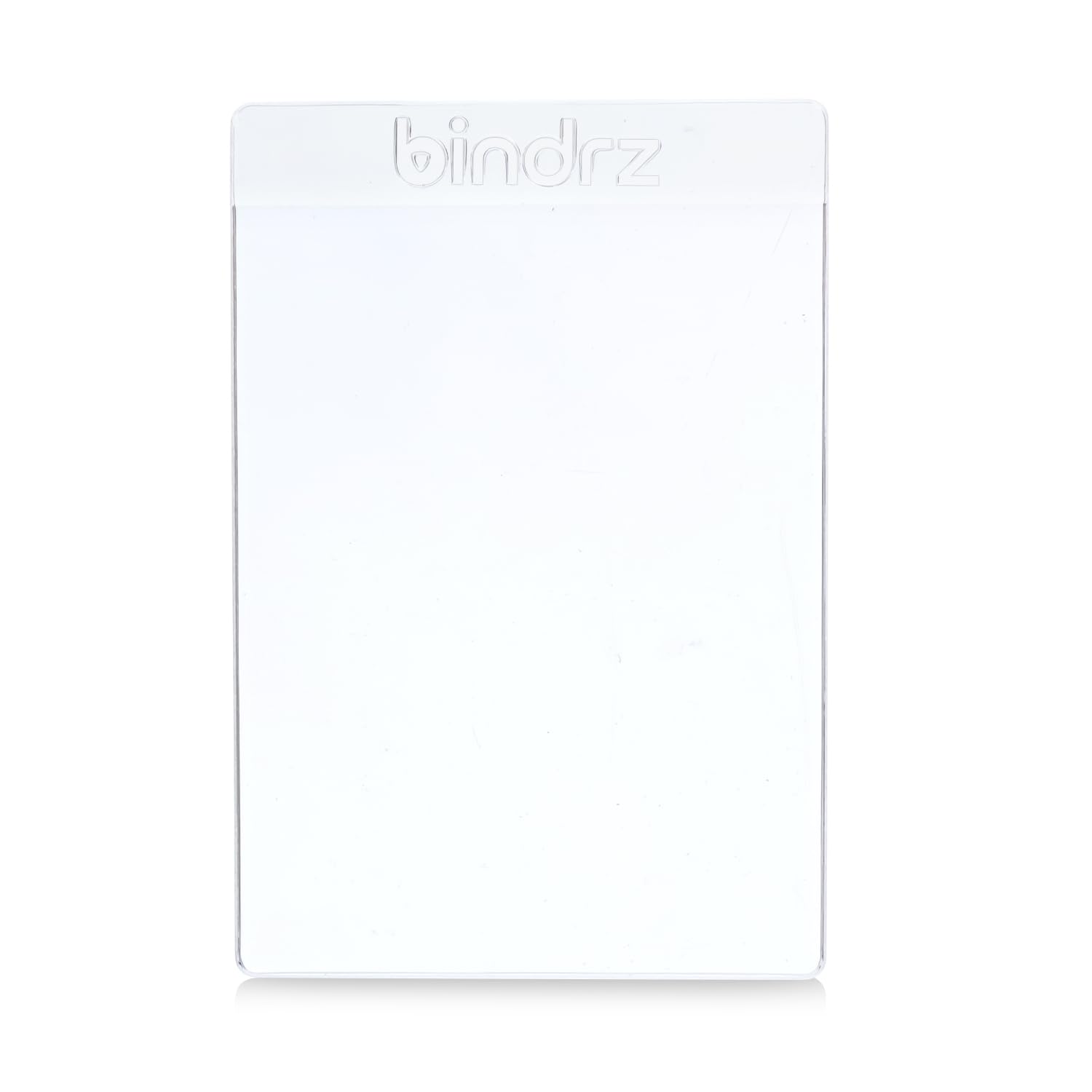 bindrz 50 Semi Rigid Card Holders for PSA, BGS, SGC, CSG Grading – Clear PVC, 3-5/16" x 4-7/8" with 1/2" Lip