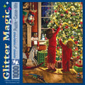 Bits and Pieces 1000 Piece Glitter Puzzle: Children Decorating Christmas Tree by Liz Goodrick Dillon