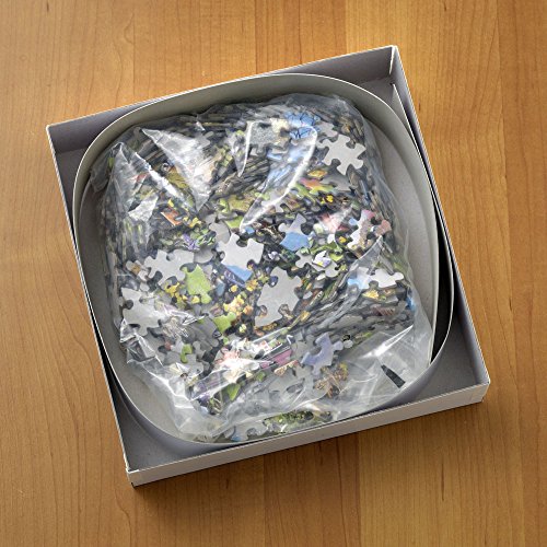Bits and Pieces 200-Piece Jigsaw Puzzle – Snow Couple Feeding the Birds by William Vanderdasson, Finished Size 15" x 19"