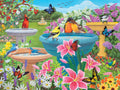 Bits and Pieces Birdbath Haven 500 Piece Jigsaw Puzzle – 18x24 Inch Finished Size