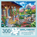 Bits and Pieces Colorful House Near The Lake Jigsaw Puzzle – 1000 or 300 Piece Scenic Landscape by Image World