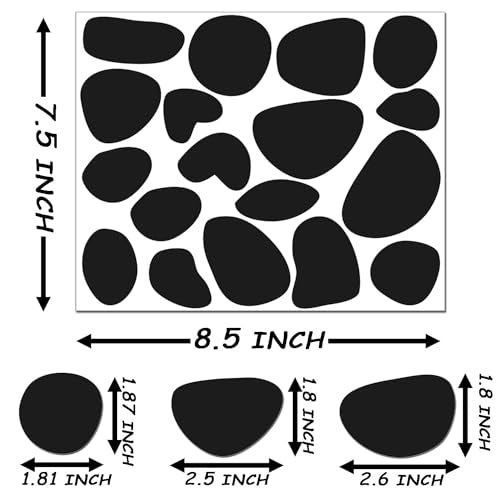 Black Felt Dalmatian Spots – 216 Self-Adhesive Circles for Costumes and DIY Crafts