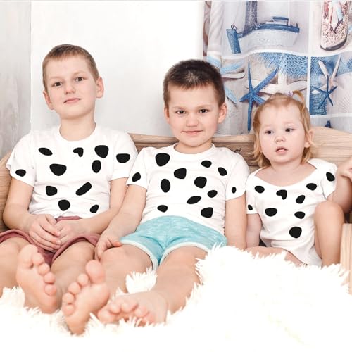 Black Felt Dalmatian Spots – 216 Self-Adhesive Circles for Costumes and DIY Crafts