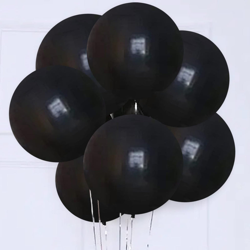 Black Latex Balloons 24 Inch - 15 Pack Jumbo Party Balloons by kockuu