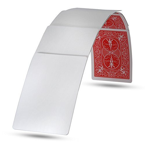 Blank Face Bicycle Playing Cards with Red Rider Backs - 56 Cards