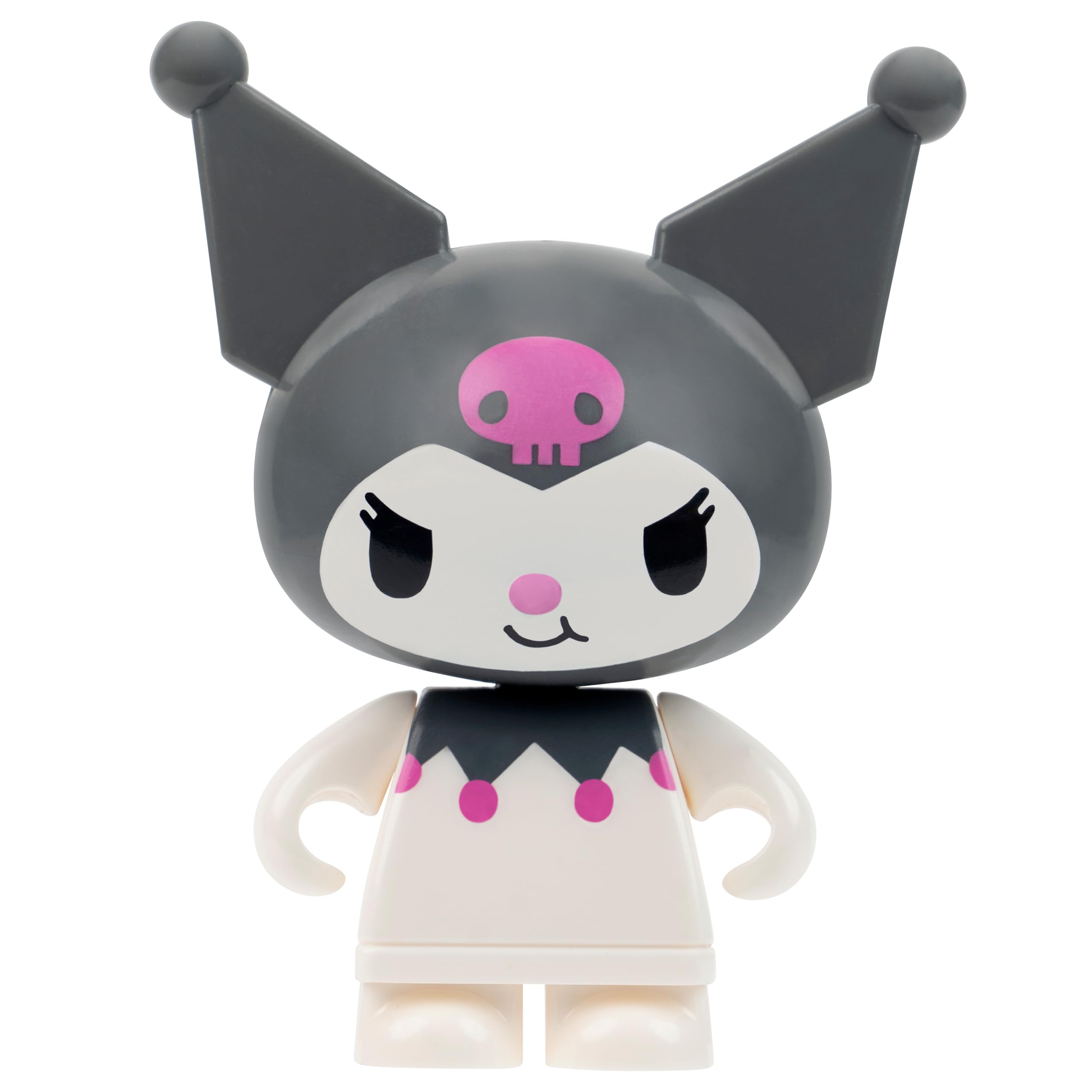 BLDR Hello Kitty and Friends Kuromi's Popcorn Stand Building Set – 117 Pieces with Poseable Kuromi & Chococat Figures, Ages 8+