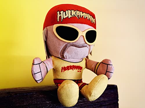 Bleacher Creatures WWE Hulk Hogan 8" Kuricha Sitting Plush - Soft Chibi-Style Toy