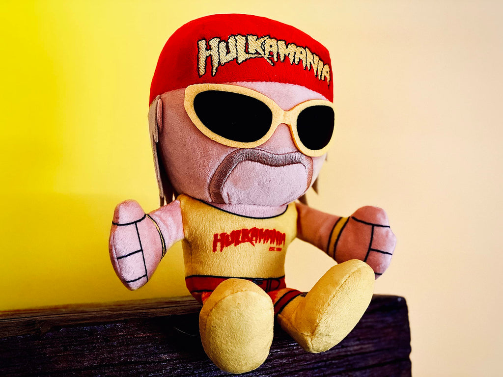 Bleacher Creatures WWE Hulk Hogan 8" Kuricha Sitting Plush - Soft Chibi-Style Toy