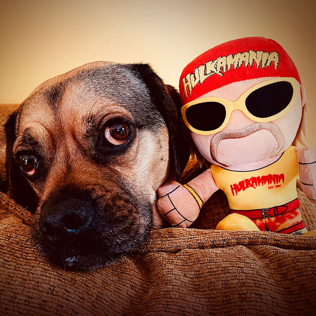 Bleacher Creatures WWE Hulk Hogan 8" Kuricha Sitting Plush - Soft Chibi-Style Toy