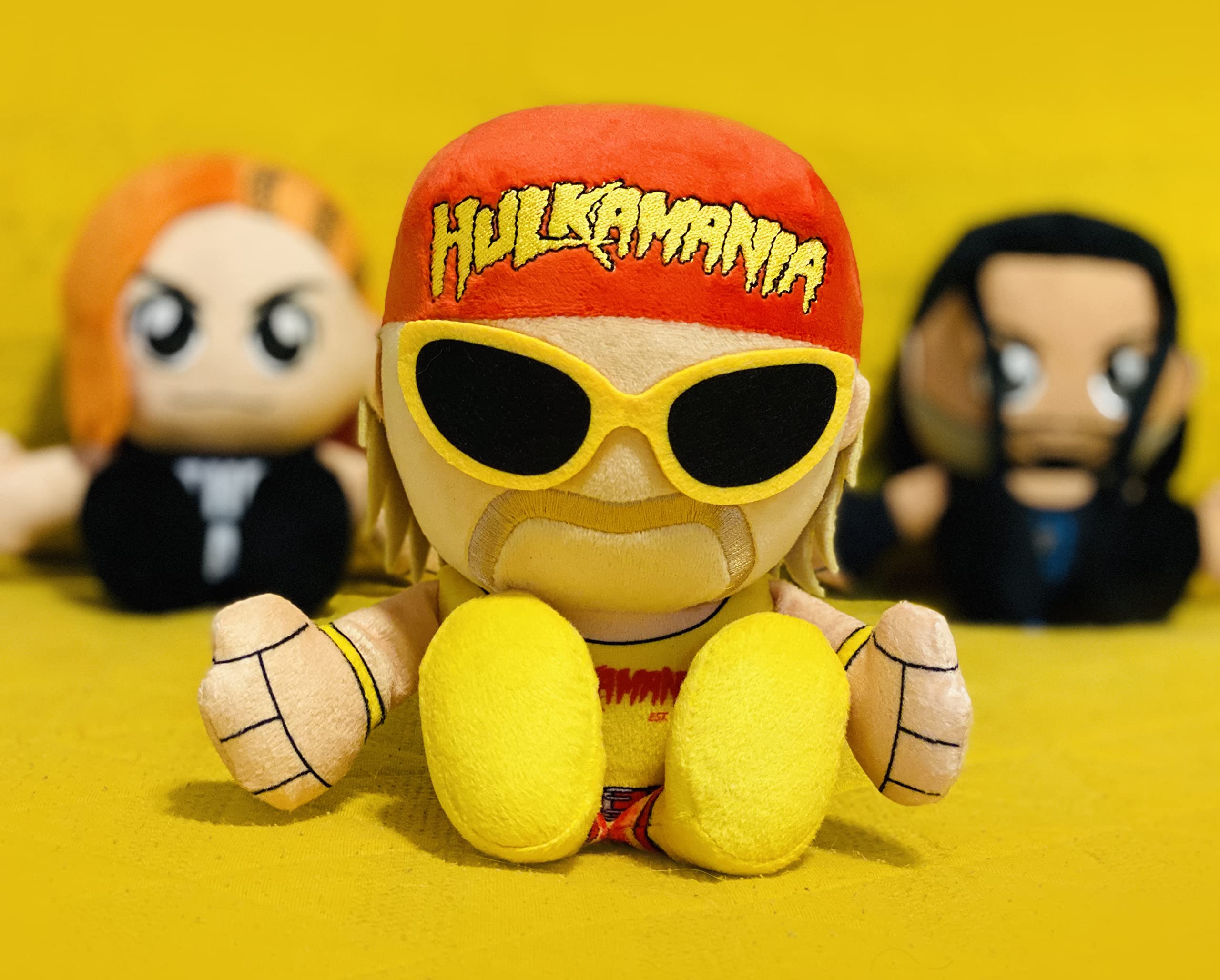 Bleacher Creatures WWE Hulk Hogan 8" Kuricha Sitting Plush - Soft Chibi-Style Toy