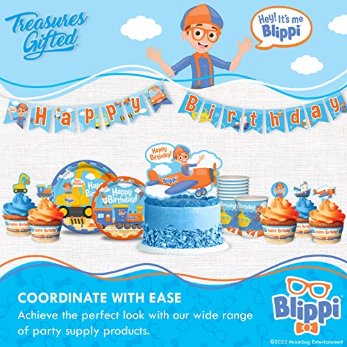 Blippi Tablecloth 54x108 inches – Treasures Gifted Licensed Plastic Party Table Cover