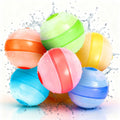 BlivEclat Reusable Water Balloons 6 Pack – Self-Sealing, No Magnets, Eco-Friendly Silicone Splash Balls