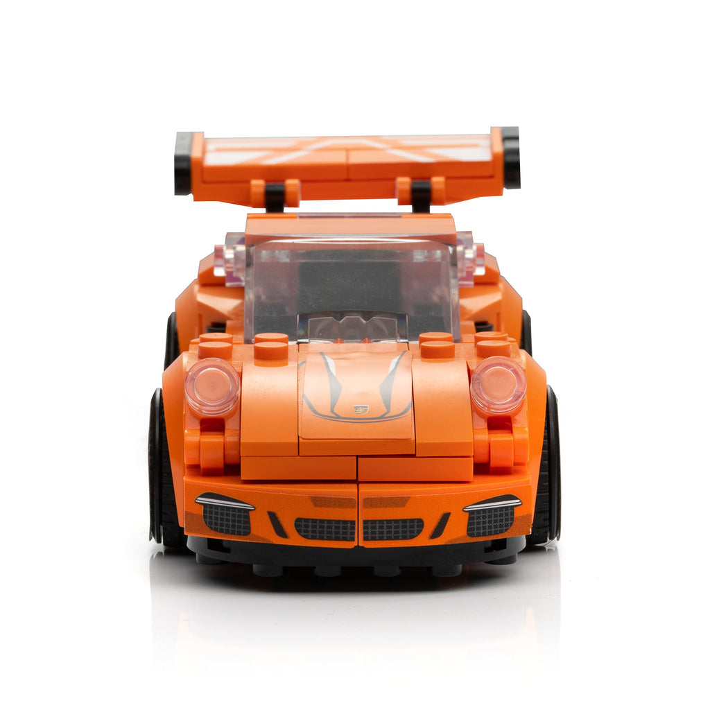 Block Builder 911 Racing Car Building Block Set – 230-Piece Brick Kit for Kids and Adults