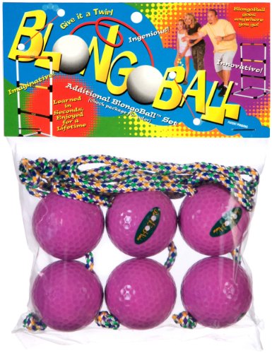 BlongoBall Replacement Balls (3-Pack) – Purple – Add Players or Replace Lost Balls