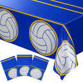 Blue Orchards Volleyball Table Covers (Pack of 3) – 108"x54" Plastic Party Decorations