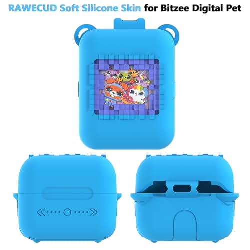 Blue Silicone Protective Case and Lanyard for Bitzee Original Digital Pet – RAWECUD