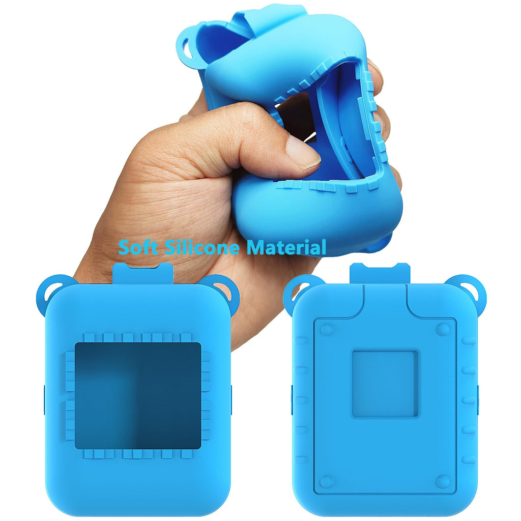 Blue Silicone Protective Case and Lanyard for Bitzee Original Digital Pet – RAWECUD