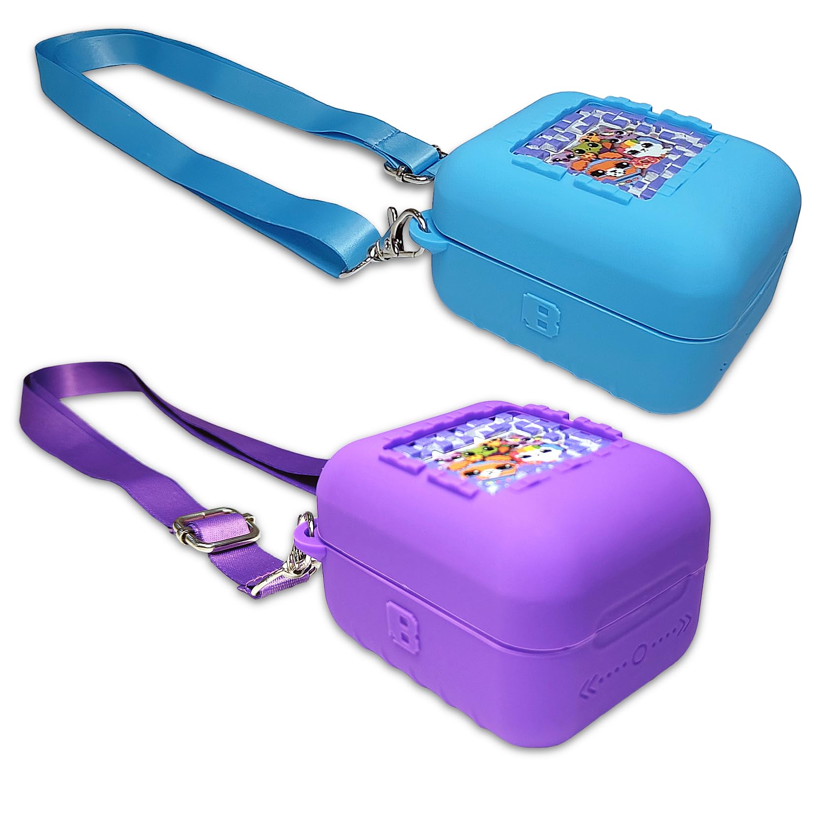 Blue Silicone Protective Case and Lanyard for Bitzee Original Digital Pet – RAWECUD