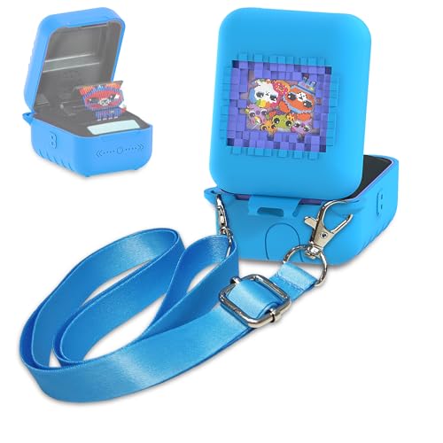 Blue Silicone Protective Case and Lanyard for Bitzee Original Digital Pet – RAWECUD