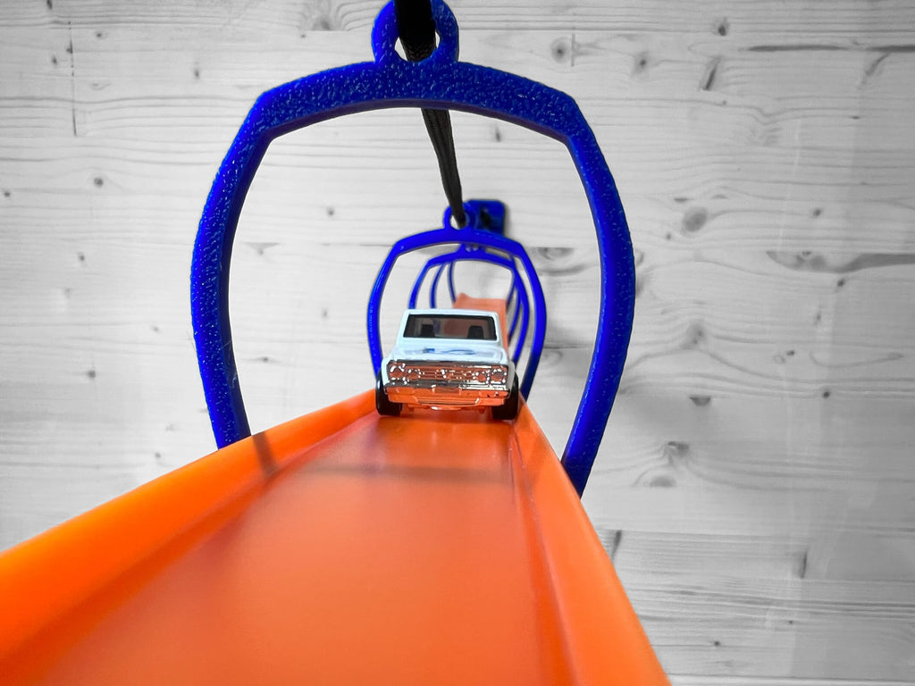 Blue Suspension Bridge Compatible with Hot Wheels Track – TechConnext
