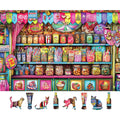 Blueforest Candy Shop 500-Piece Jigsaw Puzzle – Retro Sweets Store Scene, 23x15 Inches, Anti-Glare