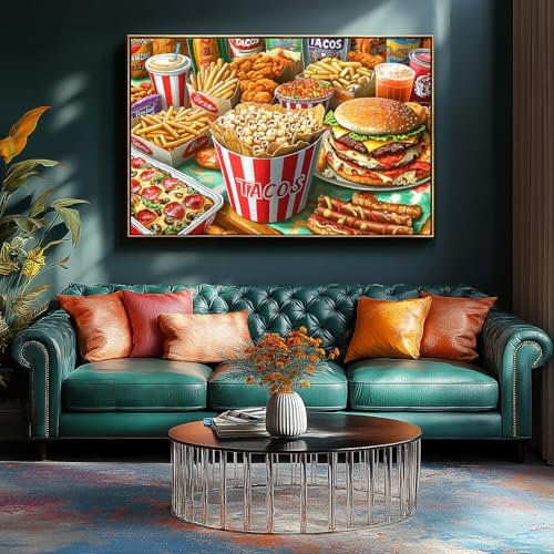Blueforest Super Delicious Tacos Food 1000 Piece Jigsaw Puzzle - 27.5 x 19.7 Inches