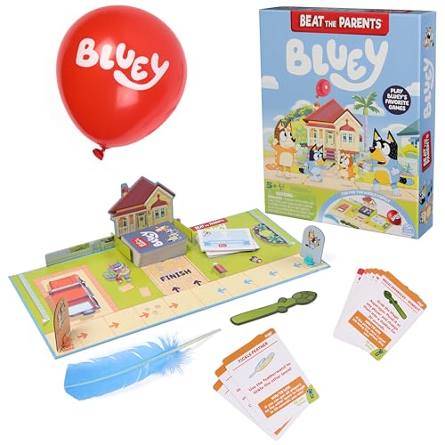 Bluey Beat the Parents Board Game: Kids vs Parents Trivia & Fun Challenges for Family Night