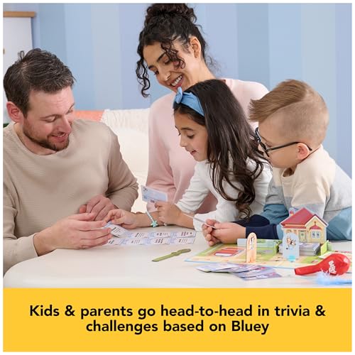 Bluey Beat the Parents Board Game: Kids vs Parents Trivia & Fun Challenges for Family Night