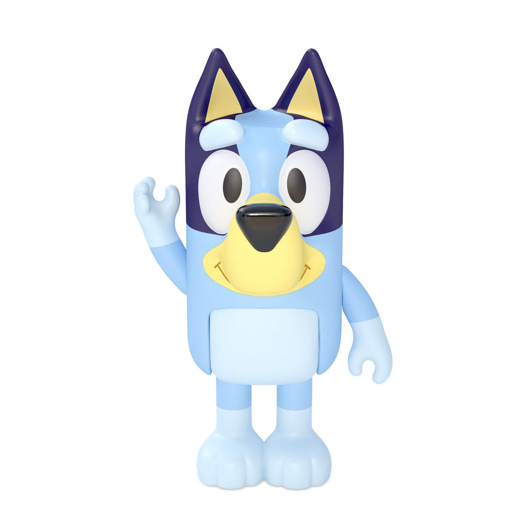 Bluey Family Figure Pack of 4 – Poseable Bluey, Bingo, Chilli & Bandit Toys for Kids Ages 3+