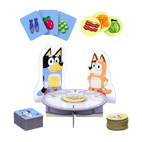 Bluey Fancy Restaurant Game - Match Food Cards with Bluey & Bingo for Ages 3+