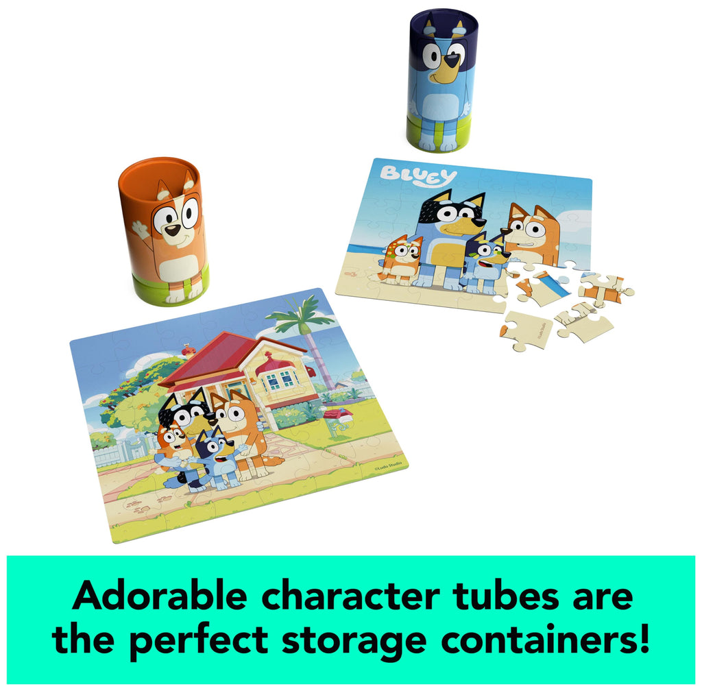 Bluey Puzzles 2-Pack – 36-Piece Jigsaw Puzzles for Kids Ages 3+