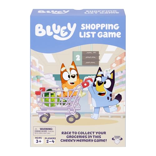 Bluey Shopping List Game – Memory & Matching Fun for Ages 3+