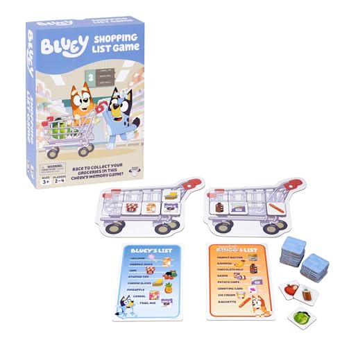 Bluey Shopping List Game – Memory & Matching Fun for Ages 3+