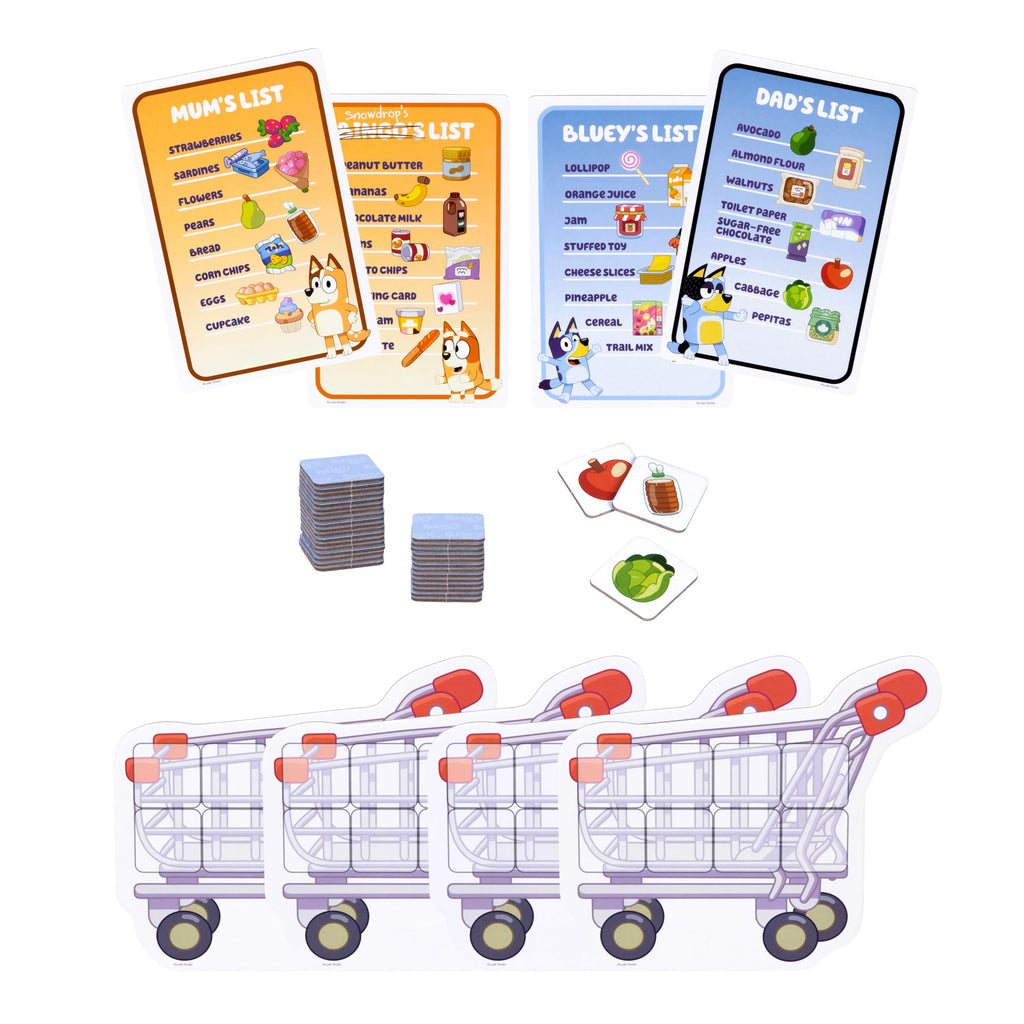 Bluey Shopping List Game – Memory & Matching Fun for Ages 3+